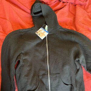 GAIAM NWT 100% Organic Cotton Black Hoodie Size Medium